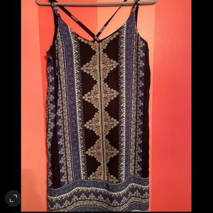 Colorful pattern short dress